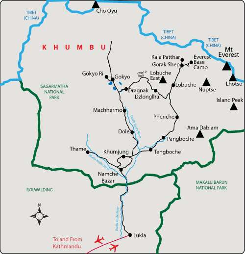 Gokyo-and-Everest-Trek-Map